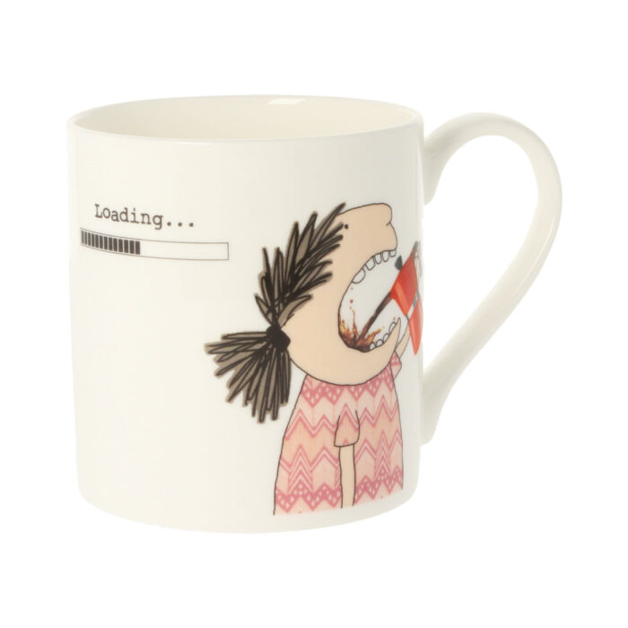 Rosie Made A Thing 'Loading' Mug