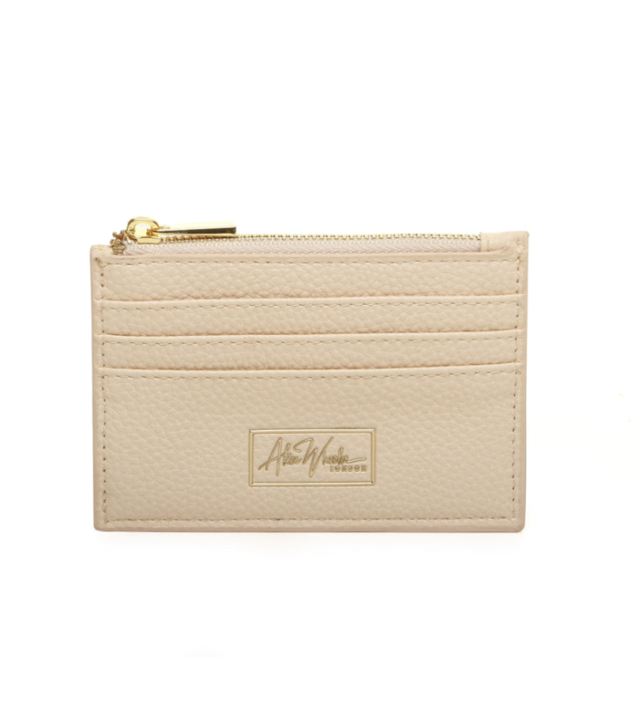 Cream Clevedon coin purse and card holder