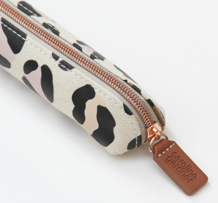 Pink Leopard Small Pencil Case