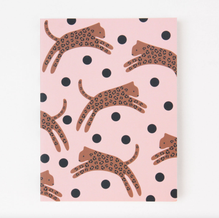 Leaping Leopard Multi Tab Notebook