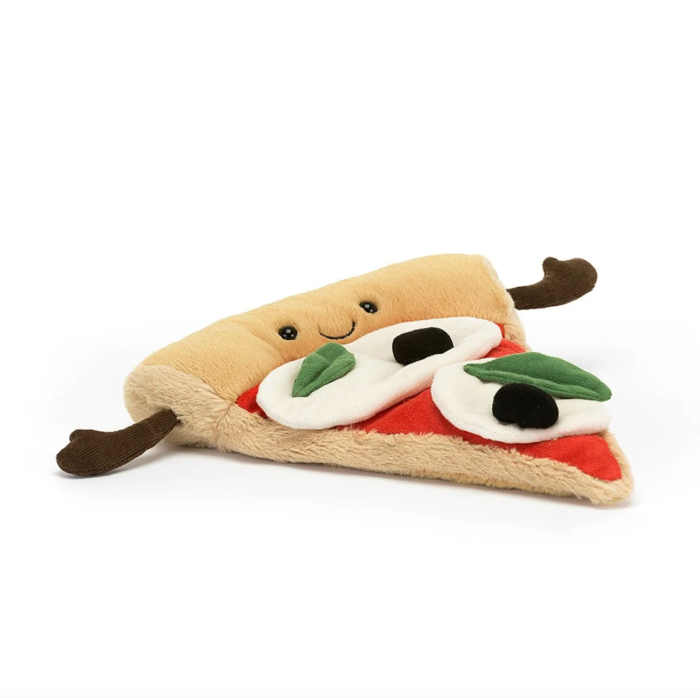 Amuseable slice of pizza