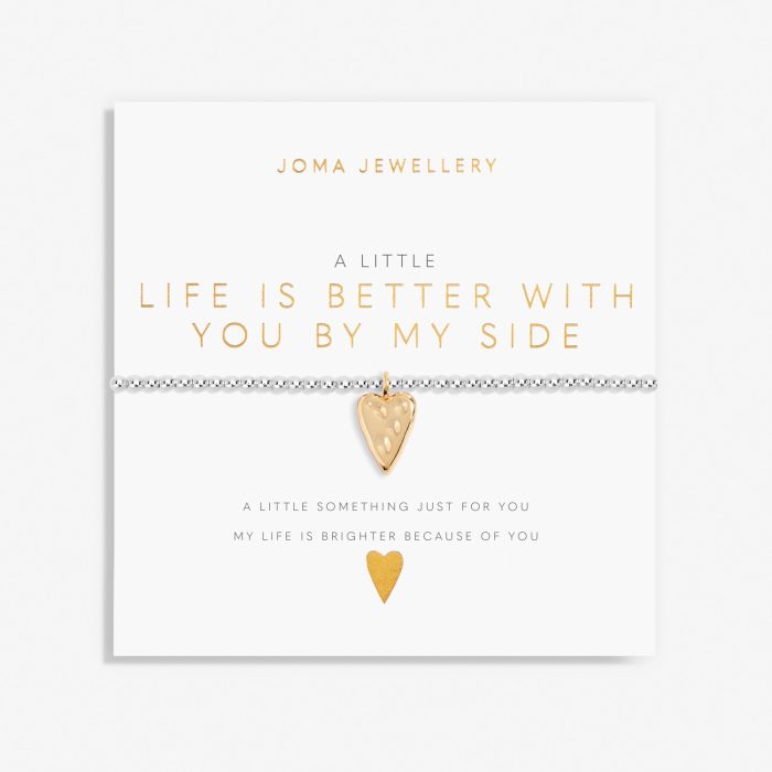 A Little 'Life Is Better With You By My Side' Bracelet