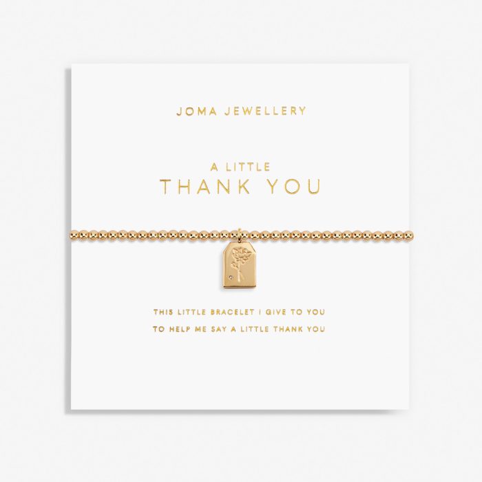 Gold A Little 'Thank You' Bracelet