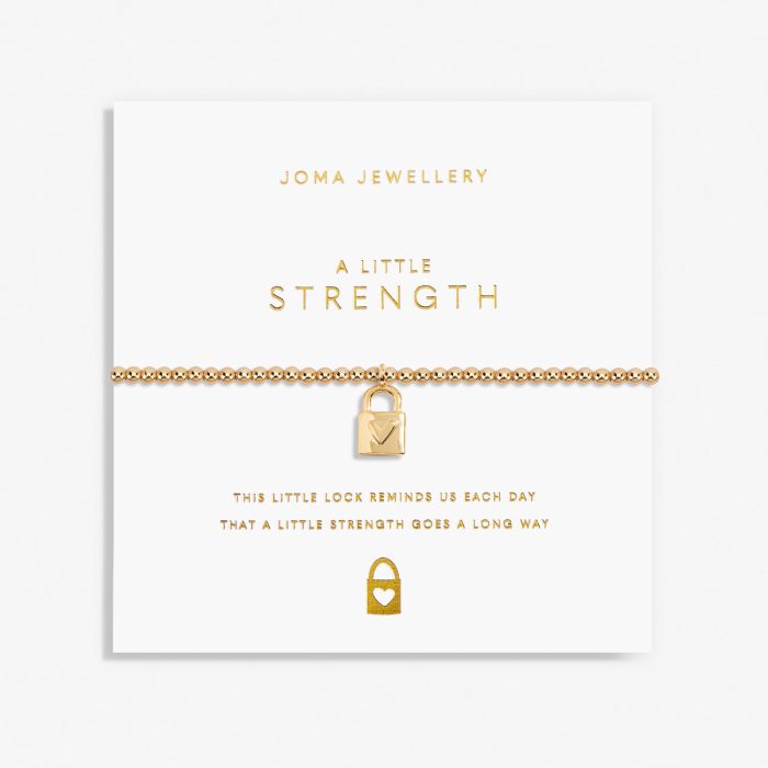 Gold A Little 'Strength' Bracelet