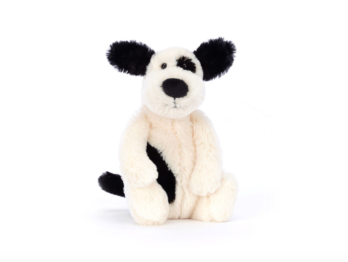 Bashful Black & Cream Puppy